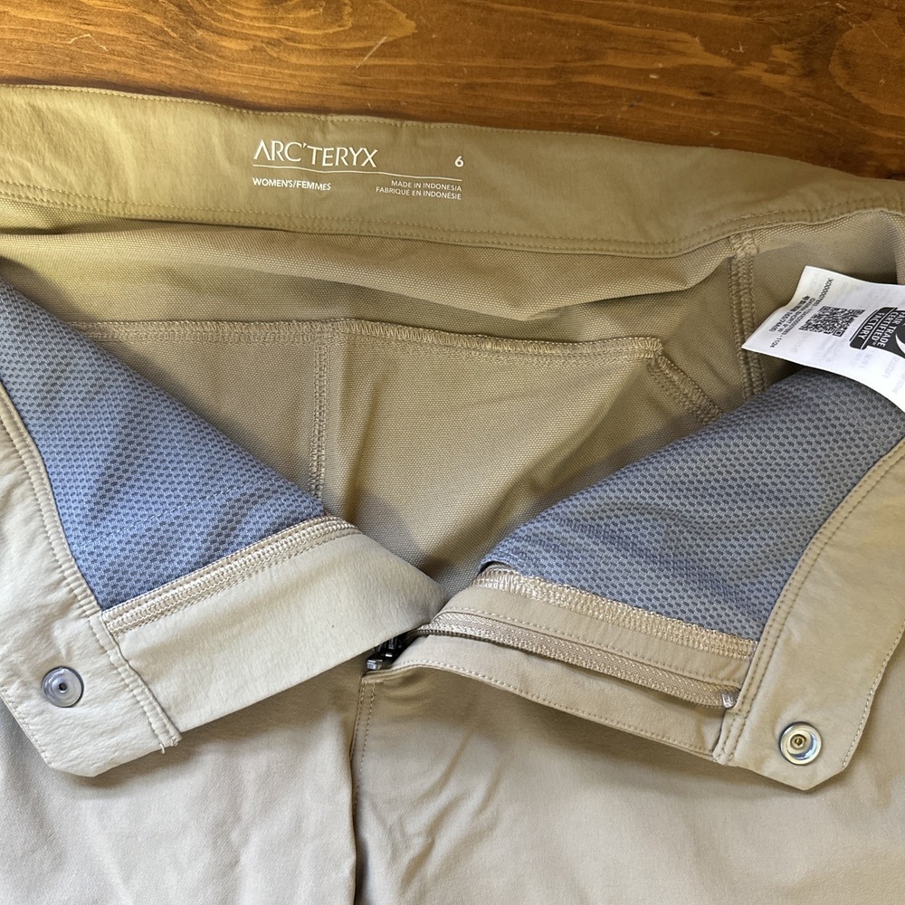Arc'teryx Womens Gamma Shorts 9" Lightweight Size 6 Belted Hiking Outdoor NWOT - Picture 4 of 7